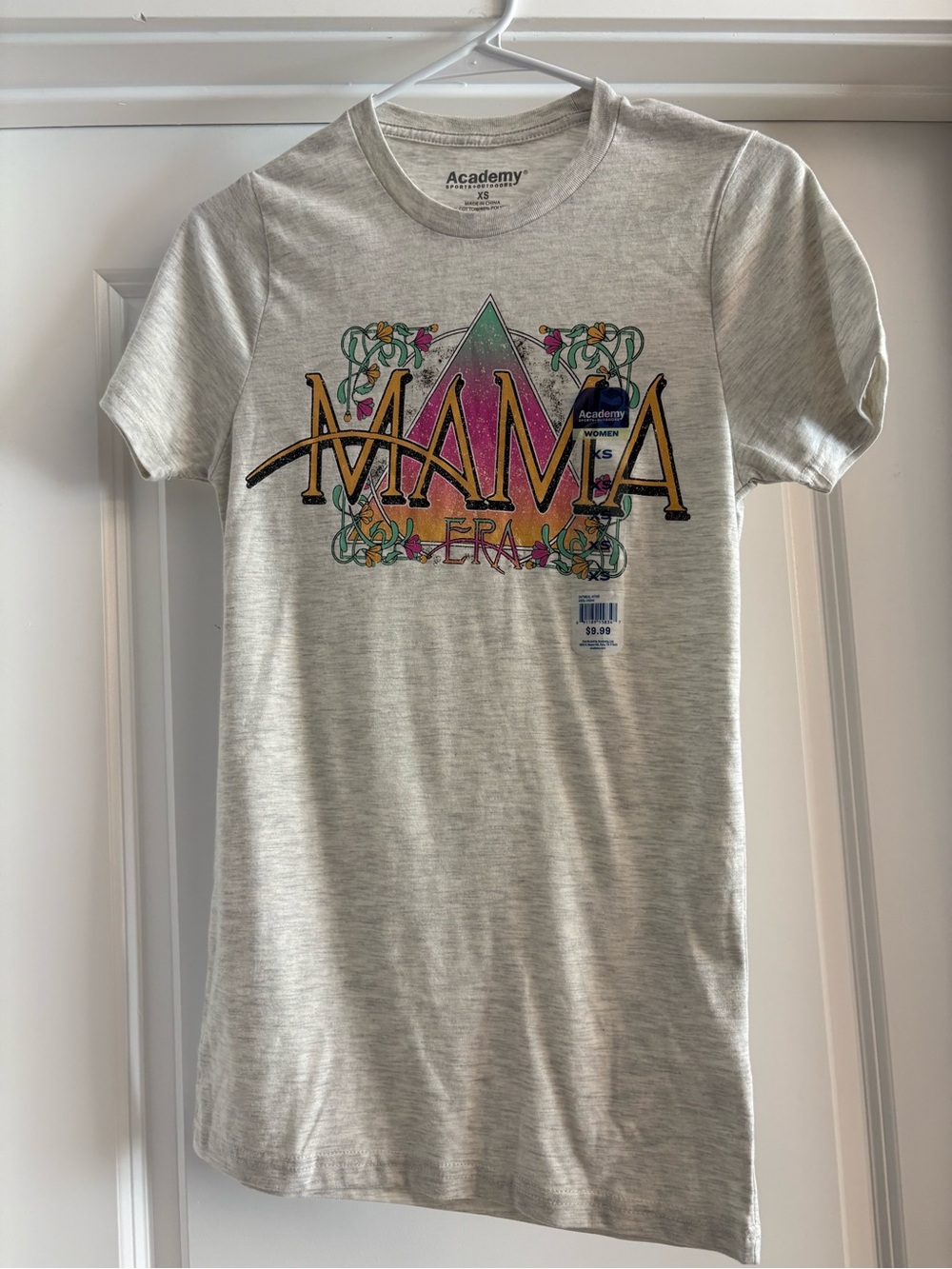 Academy 'Mama Era' Short Sleeve Graphic Tee - Light Heather Gray